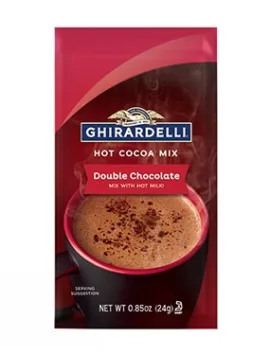Ghirardelli Double Chocolate Premium Hot Cocoa Case Pack