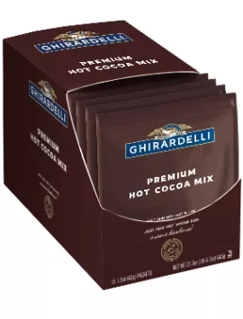 Ghirardelli Hot Cocoa Pouch - Just Add Water |  6 Display Cases - Flowerica®