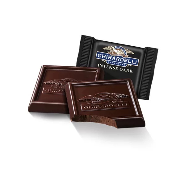 Ghirardelli Intense Dark Chocolate 60% Cacao SQUARES Case Pack