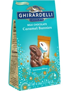 Ghirardelli Milk Chocolate Caramel Bunnies Medium Bag