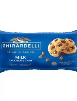 Ghirardelli Milk Chocolate Chips | Case of 12 Bags | Baking & Desserts - Flowerica®