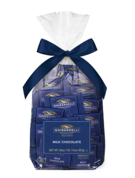 Ghirardelli Milk Chocolate SQUARES Gift Bag