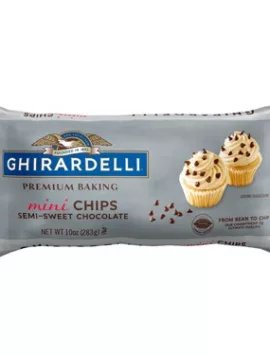 Ghirardelli Semi-Sweet Chocolate Mini Baking Chips | Case of 12 Bags | Baking & Desserts - Flowerica®
