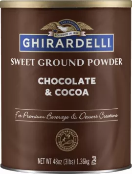 Ghirardelli Sweet Ground Chocolate and Cocoa | 6 Ct | 3 lbs. ea | Baking & Desserts - Flowerica®