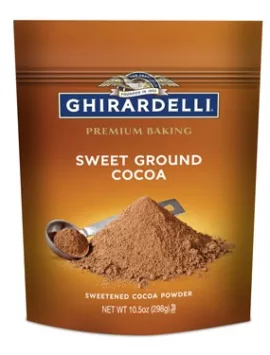 Ghirardelli Sweet Ground Cocoa Case Pack | 6 bags / 10.5 oz. ea | Baking & Desserts - Flowerica®