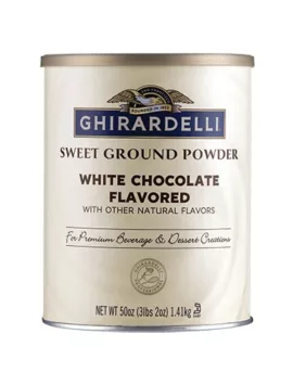 Ghirardelli Sweet Ground White Chocolate Flavored Baking Cocoa | 6 Ct | 3.12 lbs. ea | Baking & Desserts - Flowerica®