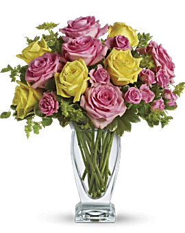 Glorious Day Bouquet | Roses | Same Day Flower Delivery | Multi-Colored | Teleflora