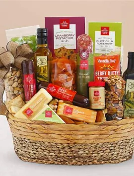 Grand Meat & Cheese Charcuterie Gift Basket