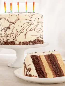 Happy Birthday Combo 4 Layer Cake
