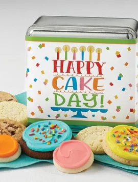 Happy Cake Day Gift Tin