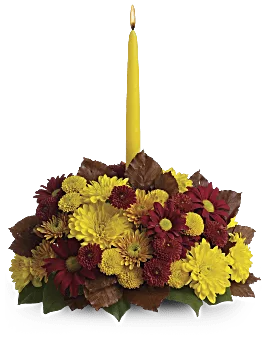 Harvest Happiness Centerpiece | Asters | Same Day Flower Delivery | Multi-Colored | Teleflora
