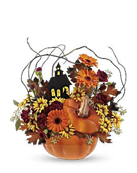 Haunted House Bouquet | Mixed Bouquets | Same Day Flower Delivery | Orange | Teleflora