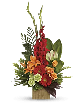 Heart's Companion Bouquet | Mixed Bouquets | Same Day Flower Delivery | Orange | Teleflora
