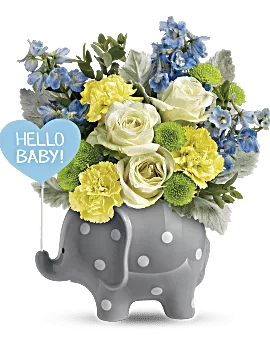 Hello Sweet Baby | Mixed Bouquets | Same Day Flower Delivery | Multi-Colored | Teleflora