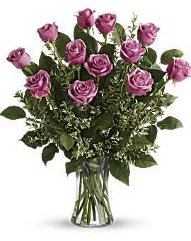 Hey Gorgeous Bouquet | Roses | Same Day Flower Delivery | Purple | Teleflora