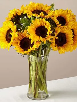 Honey Bee Sunflower Bouquet