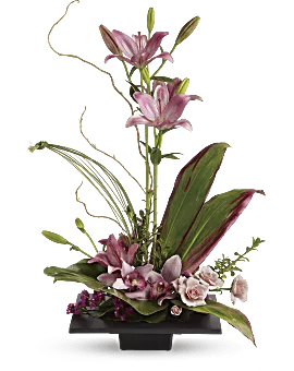 Imagination Blooms With Cymbidium Orchids | Mixed Bouquets | Same Day Flower Delivery | Pink | Teleflora