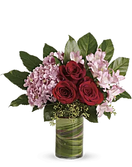 Island Romance | Mixed Bouquets | Same Day Flower Delivery | Red | Teleflora