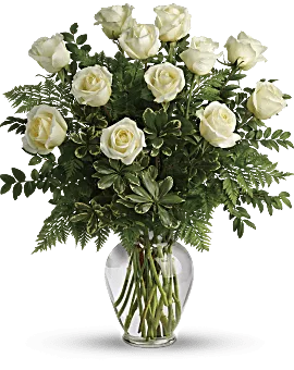 Joy Of Roses Bouquet | Same Day Flower Delivery | White | Teleflora