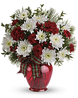 Joyful Gesture Bouquet | Carnations | Same Day Flower Delivery | White | Teleflora