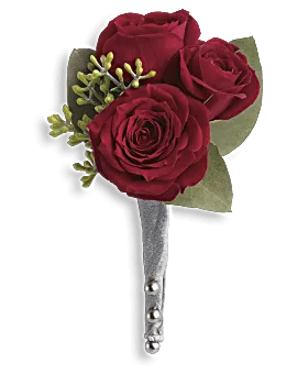 King's Red Rose Boutonniere | Boutonnieres | Same Day Flower Delivery | Teleflora