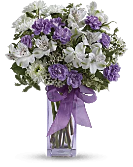 Lavender Laughter Bouquet | Mixed Bouquets | Same Day Flower Delivery | White | Teleflora