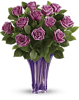Lavender Splendor Bouquet | Roses | Same Day Flower Delivery | Purple | Teleflora