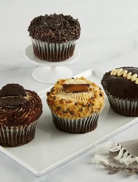 Little Whisk Chocolate Jumbo Filled Cupcakes