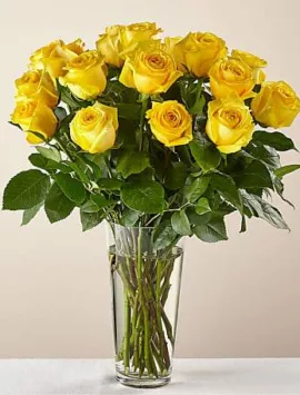 Long Stem Yellow Rose Bouquet | Better