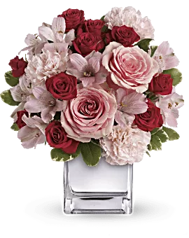 Love That Pink Bouquet With Roses | Mixed Bouquets | Same Day Flower Delivery | Teleflora