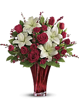 Love's Passion Bouquet | Mixed Bouquets | Same Day Flower Delivery | White | Teleflora
