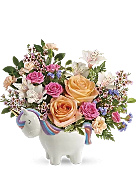 Magical Garden Unicorn Bouquet | Mixed Bouquets | Same Day Flower Delivery | Multi-Colored | Teleflora
