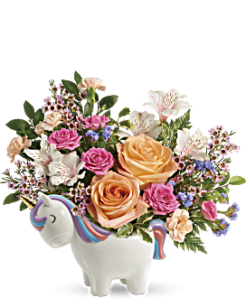 Magical Garden Unicorn Bouquet | Mixed Bouquets | Same Day Flower Delivery | Multi-Colored | Teleflora