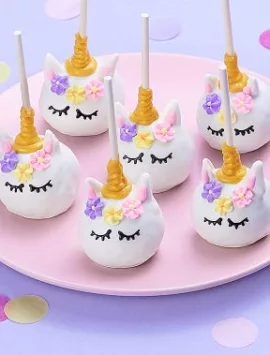 Magical Unicorn Truffle Cake Pops - 6 Ct