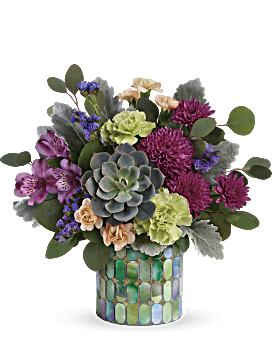 Marvelous Mosaic Bouquet | Mixed Bouquets | Same Day Flower Delivery | Purple | Teleflora
