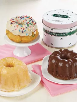 Miss Grace Mini Bundt Cake Sampler 3 Assorted Cakes