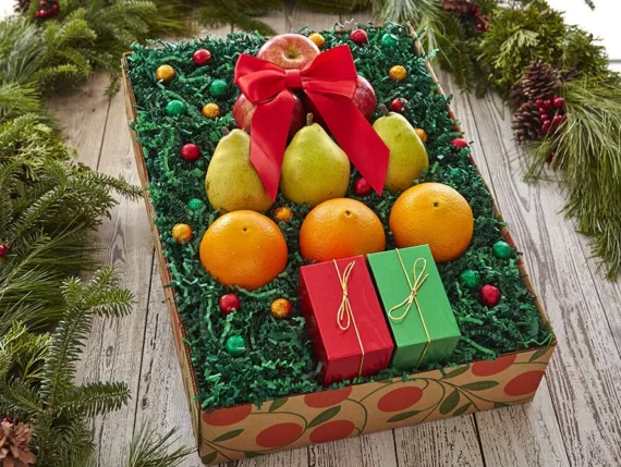 Mixed Fruit Christmas Tree Box