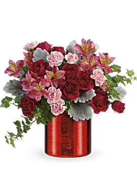 Moonstruck Mercury Bouquet | Mixed Bouquets | Same Day Flower Delivery | Red | Teleflora