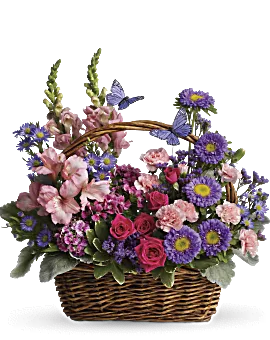 Mother's Day Gift - Country Basket Blooms - Order Flowers Online With Teleflora