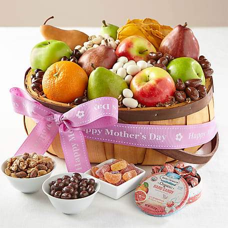 Mother's Day Organic Fruit & Sweets Gift Basket