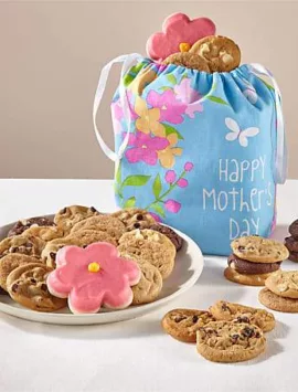 Mother's Day Treats & Floral Tote by Mrs. Fields®