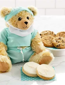 Mrs. Fields® Get Well Bear with Cookies