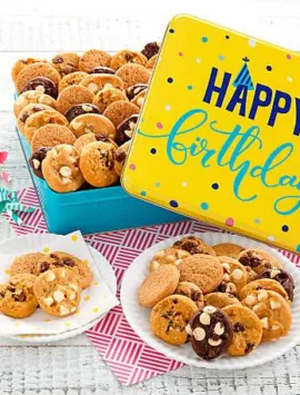 Mrs. Fields® Happy Birthday Cookie Tin