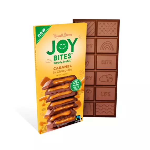 No Sugar Added Chocolate Caramel Joy Bites Bar