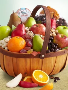 Organic Fruit & Snack Basket And