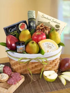 Pacific Northwest Fruit & Gourmet Gift Basket