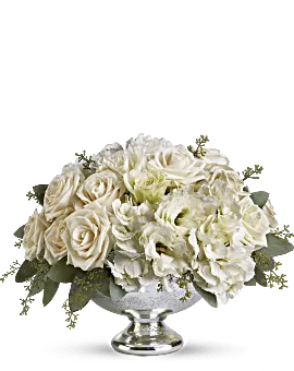 Park Avenue Centerpiece | Mixed Bouquets | Same Day Flower Delivery | White | Teleflora