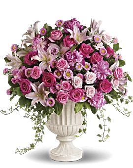 Passionate Pink Garden Arrangement | Mixed Bouquets | Same Day Flower Delivery | Teleflora