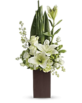 Peace And Harmony Bouquet | Mixed Bouquets | Same Day Flower Delivery | White | Teleflora