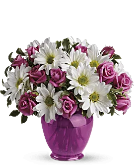 Pink Daisy Delight | Mixed Bouquets | Same Day Flower Delivery | Teleflora